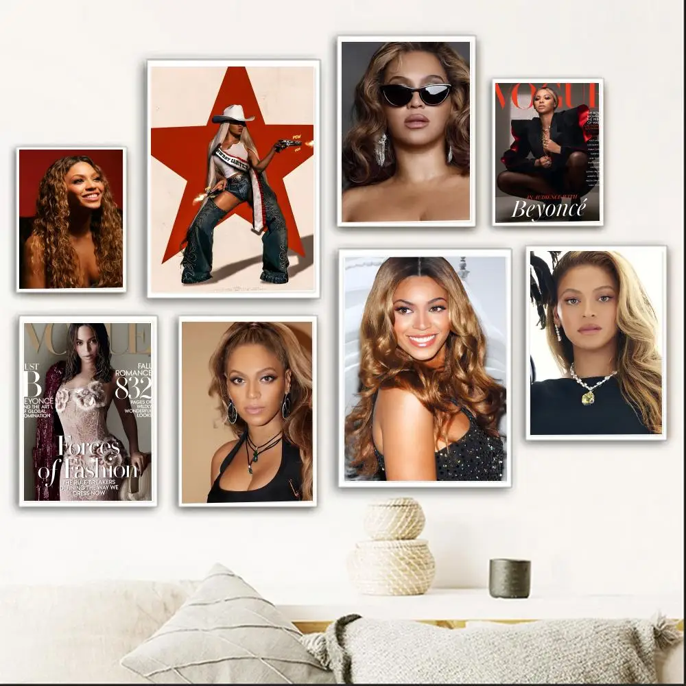 singer pop B-Beyonce Poster retro art living room decoration bar Promotional
