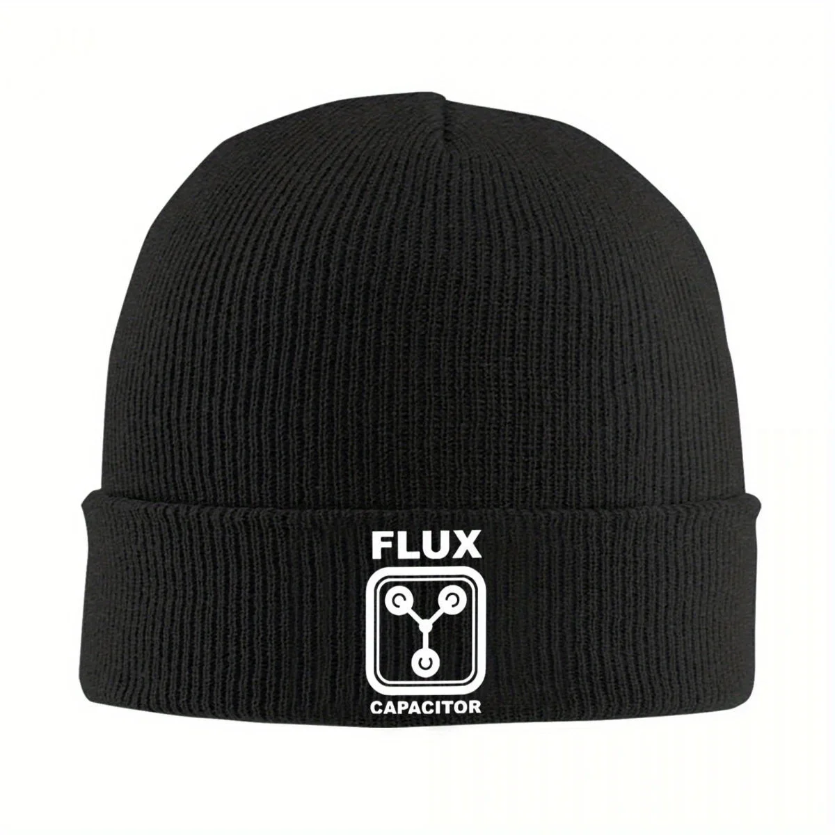 2026 New New Flux Capacitor Back To The Future Knitted Caps For Women Men Beanies Winter Hats Acrylic Warm Melon Cap