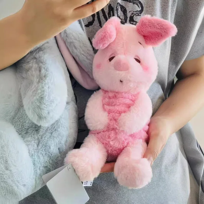 Disney-Peluche Kawaii Porcinet Bourriquet, Beurre, Winnie l'Ourson, Dessin Animé Anime Figure, Décor de Chambre, Oreiller Animal Cochon Matkey, Cadeau