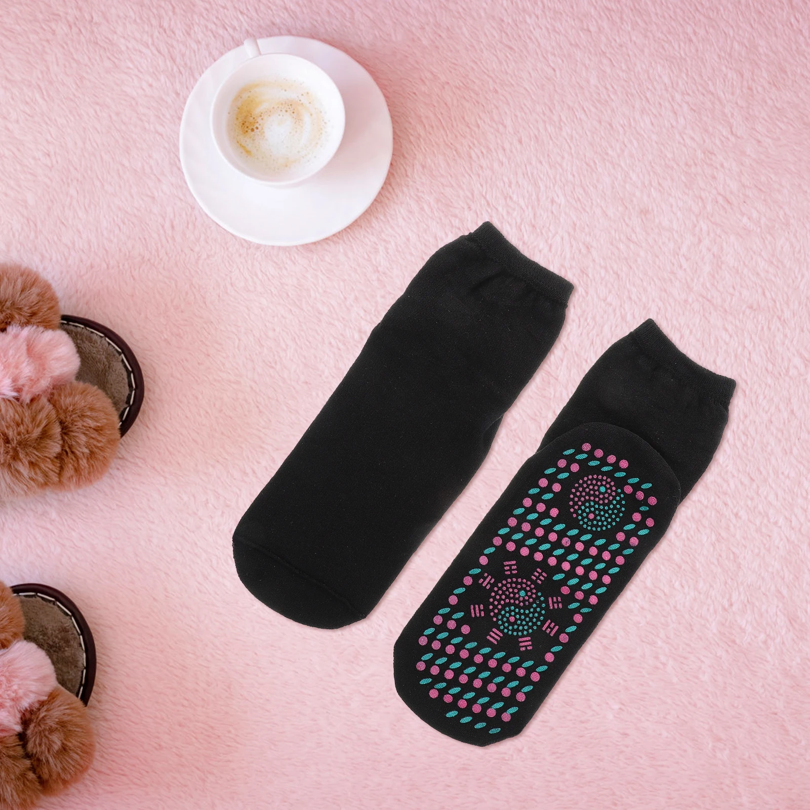

3 Pairs Thermal Cozy Foot Massage Thermotherapeutic Acupuncture Fishing for Men Keep Warm