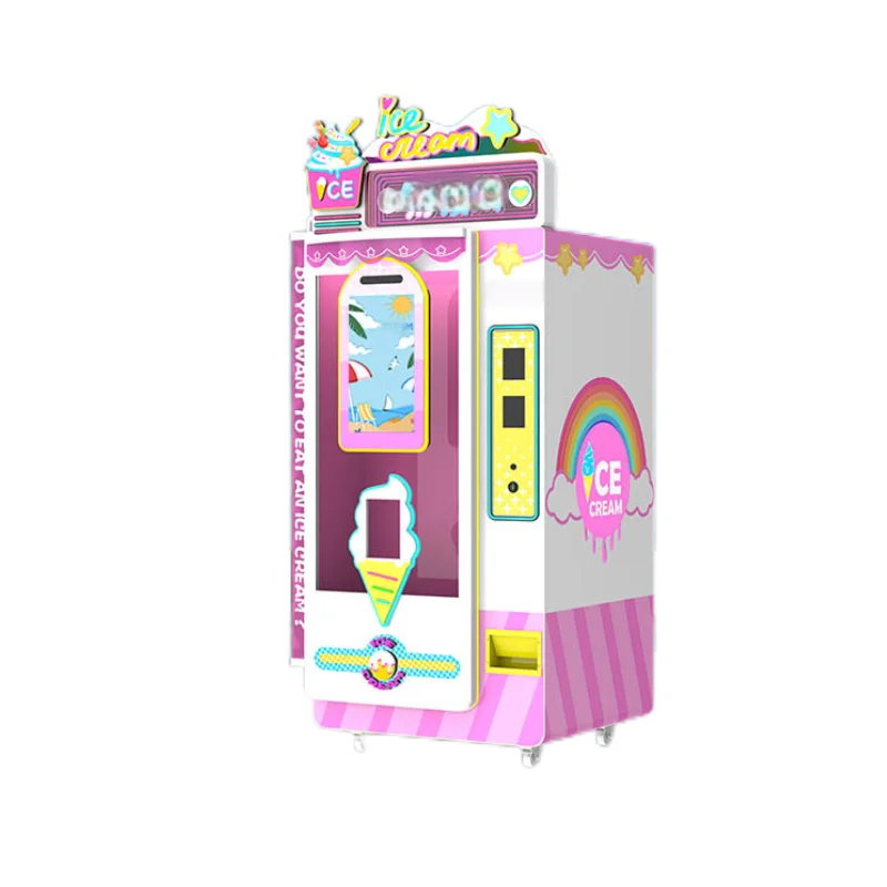 Máquina expendedora de helado suave con freno automático, industrial y comercial