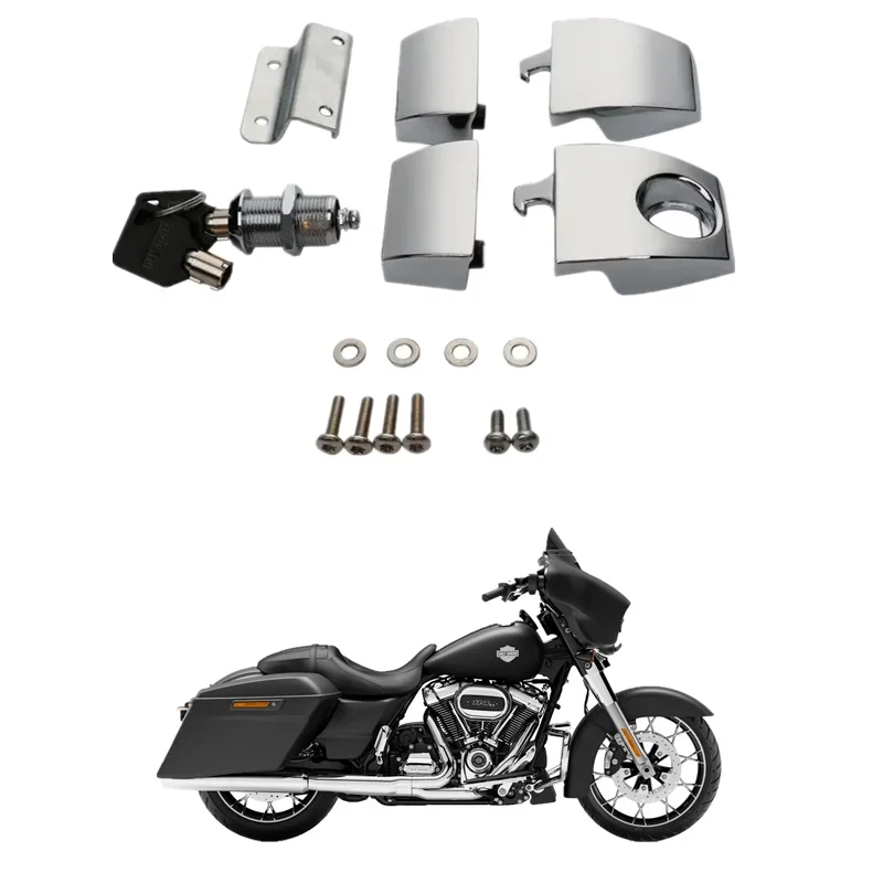 

For Harley Touring Electra Road Street Glide 2006-2013 FLHT FLHR FLHX Motorcycle Parts Tour Pack Latches