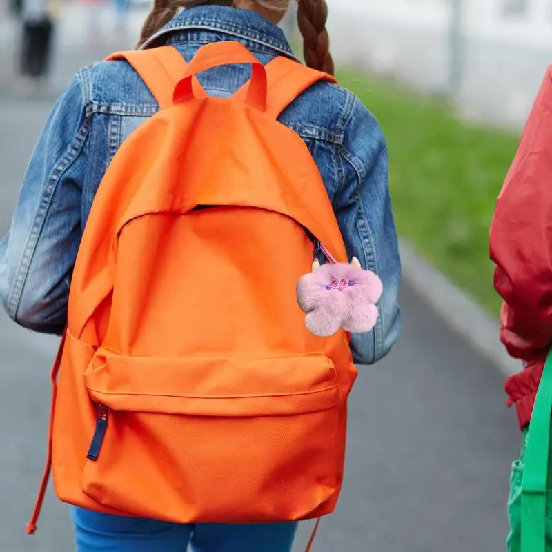 Chaveiro peludo artificial rex coelho peludo pelúcia macio bonito pingente animal chaveiro moda criativa mochila decoração