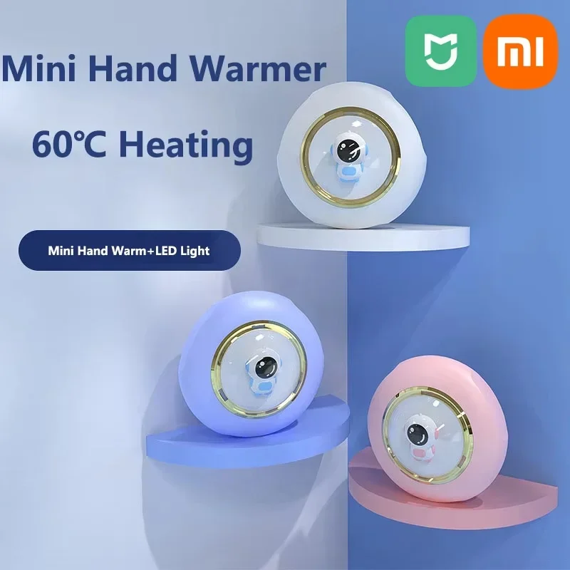 Xiaomi Mini Rechargeable Hand Warmer UFO Hand Warmer Fast Heating Portable Suitable for Outdoor Sports Hiking Office