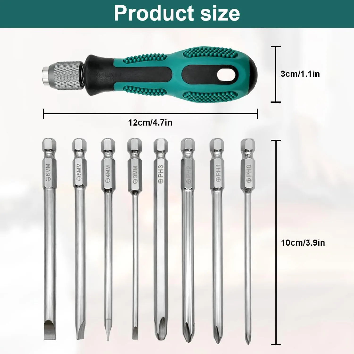 9Pcs/set Precision Screwdriver Set 1/4
