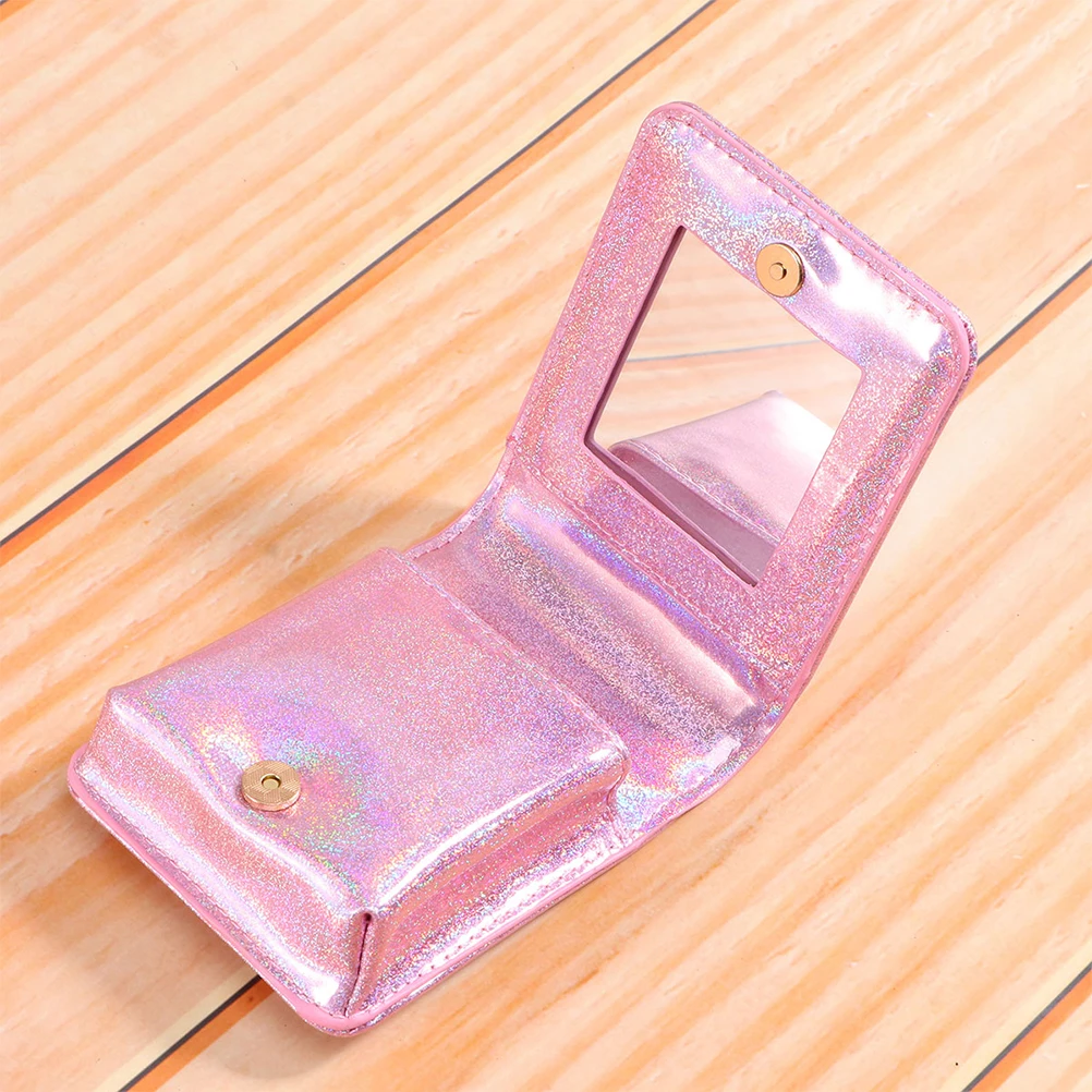

Lipstick Bag Convenient Makeup Organizer Fashion Small with Mirror Case