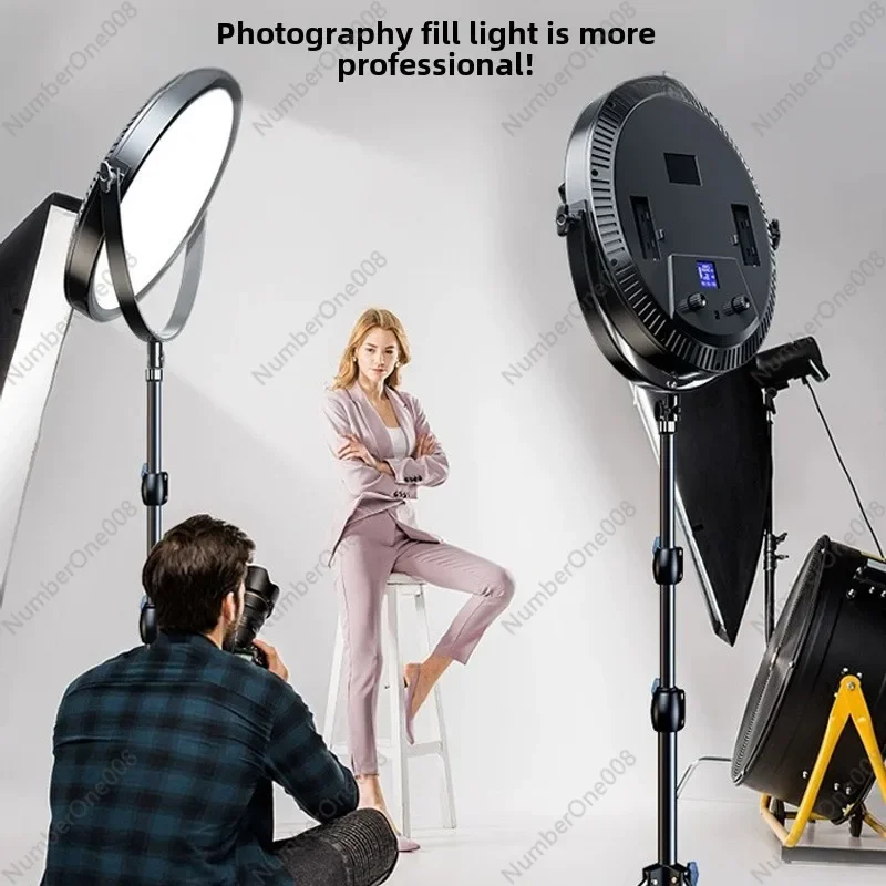 LED photography light professional live stream round soft light outdoor photography studio light