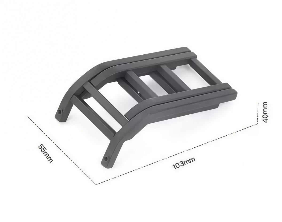 Metal Simulation Foldable Ladder For KM Traction Hobby TANK300 1/8 RC Crawler OP Upgrade Parts