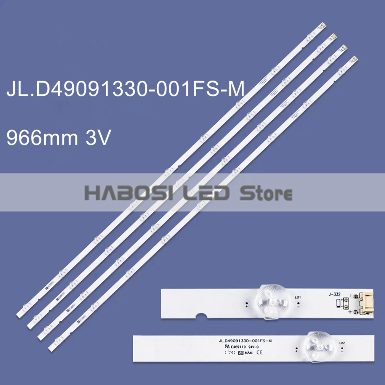 New 4pcs JL D49091330 001FS M SDL490W0 LD0-B11 49UJ630V ZA 49LJ594V 49UK63PLB 49LJ550T 49UJ631V 49UJ634V ZD 49UN7000 49UN71006LB