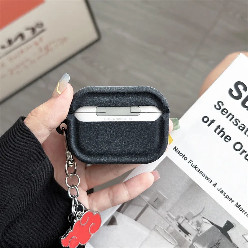 ناروتو حقيبة سماعة الاذن ل Airpods 1 2 3 4 حافظة مع قلادة أنيمي شل ل Airpods Pro 2 3 غطاء وقائي ملحقات مقاومة للصدمات