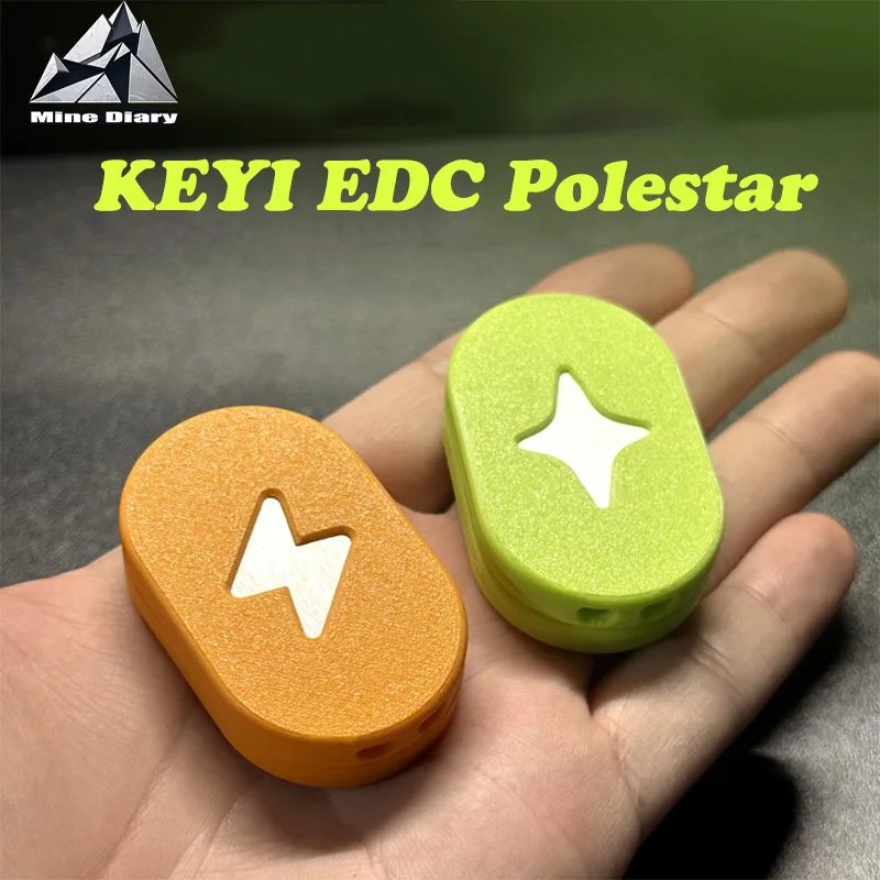 KEYI EDC Polestar Fidget Slider Creative PLA+ Haptic Slider Stress Relief Fidget Toy Fun Relaxation Toy ADHD Anti-Anxiety Toy
