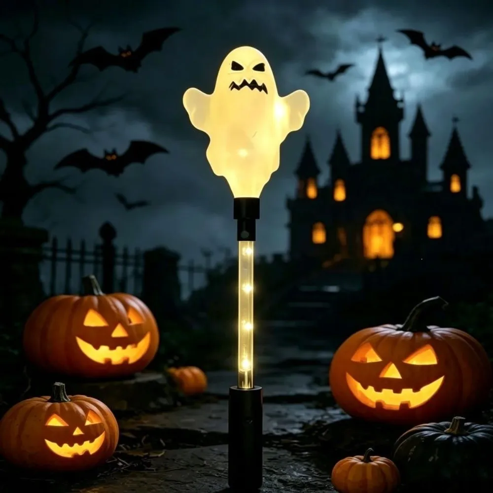 Pumpkin LED Glow Wands Cartoon Designs Battery Operated Glow Stick Portable Light Flashing Lights Light Up Wand Party Favors