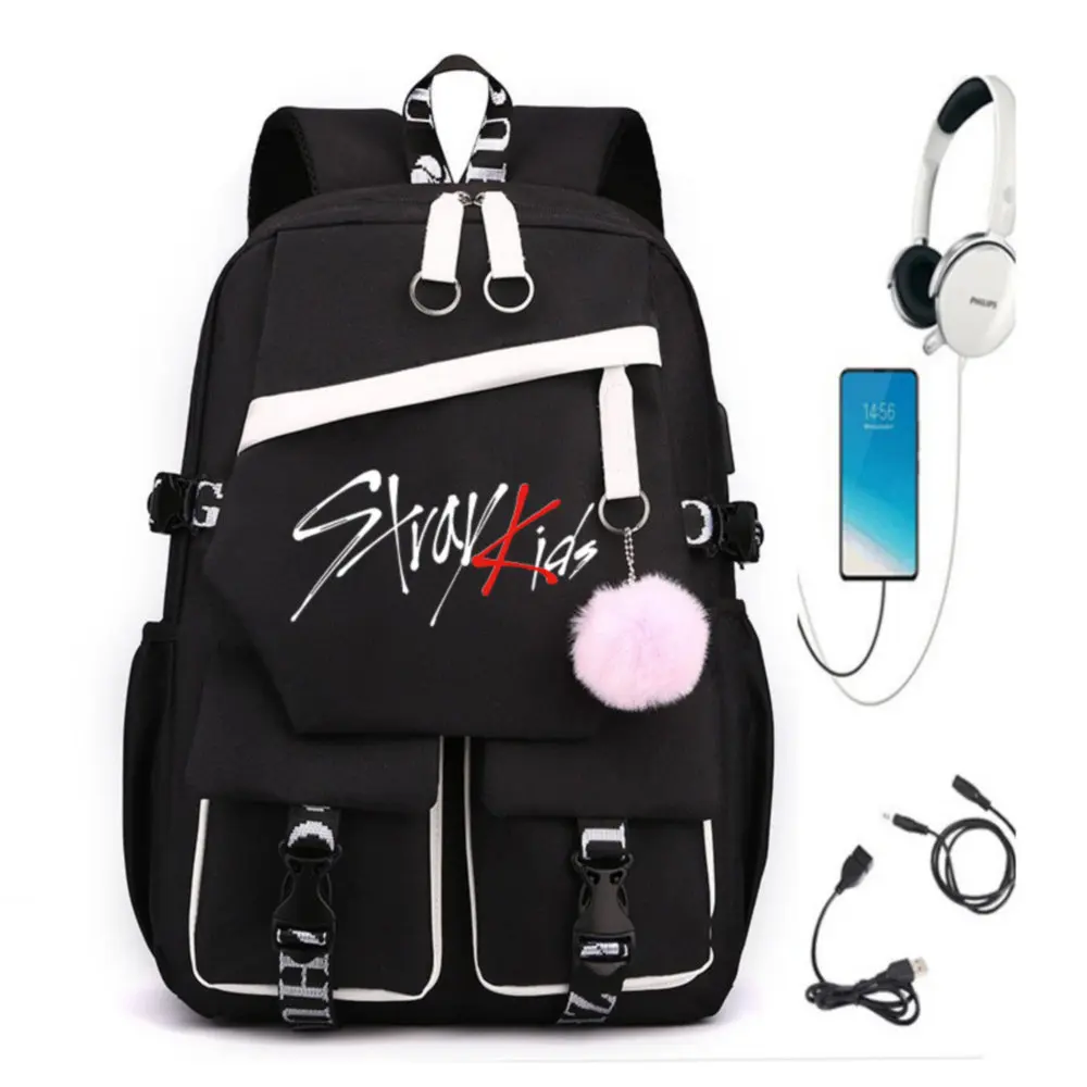 Women stray-y Backpacks for School Teenagers Girls Laptop Rucksack Student Shoulder School Bag stray-y Kawaii Bagpack Mochila