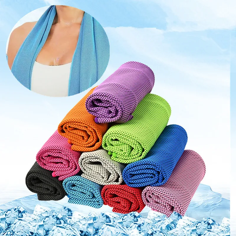 Hot Sale Sports Towel New Ice Cold Enduring Running Jogging Gym Instant Cooling Outdoor Cool Towel