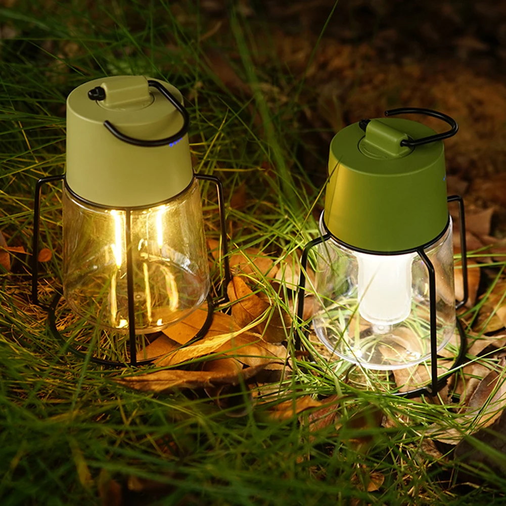 Small Camping Lighting Atmosphere Lantern Waterproof Emergency Flashlight For Fishing Camping