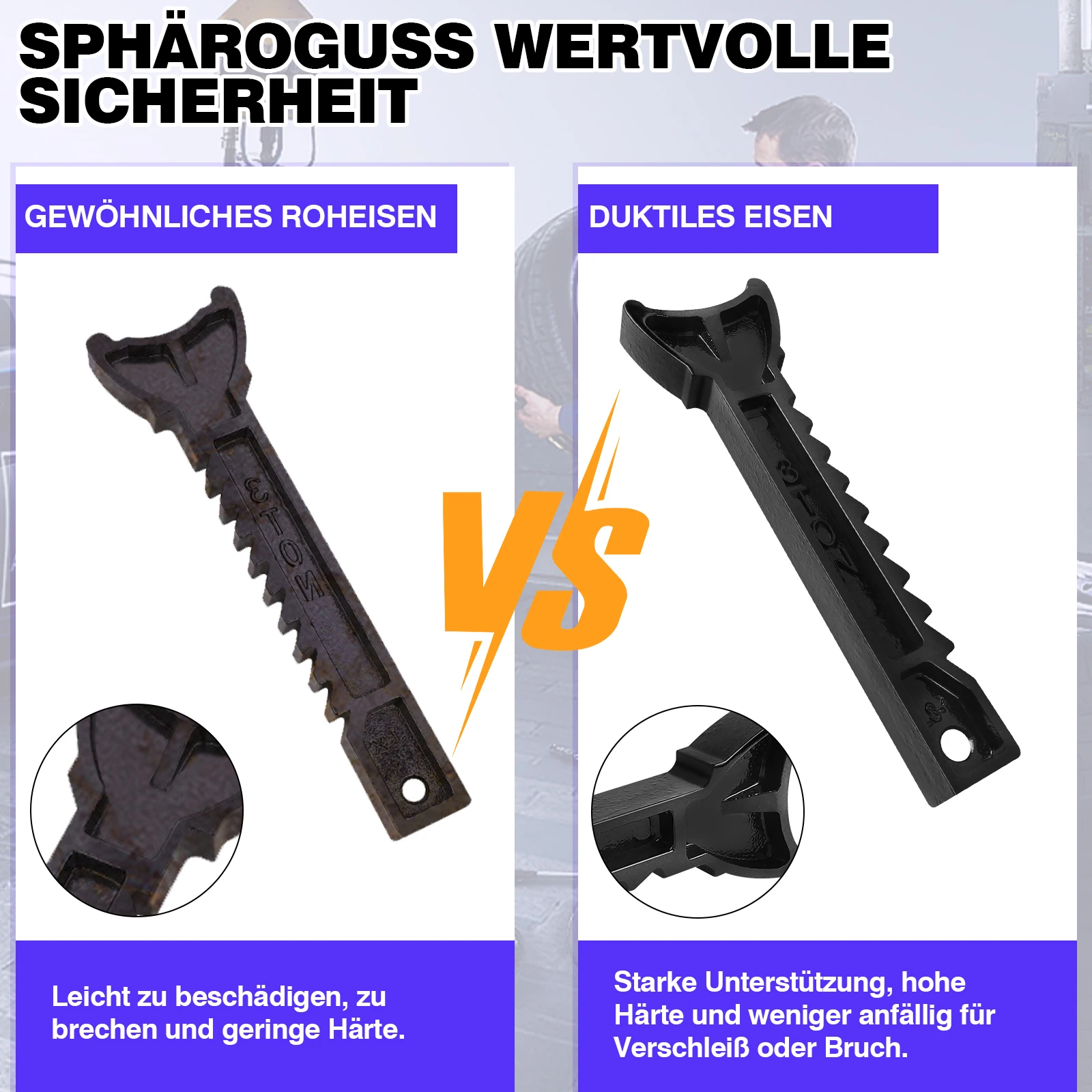 رافعة أرضية هيدروليكية 2 طن و3 طن جاك تقف كومبو، مقبس رفع عربة محمول شديد التحمل من الفولاذ قابل للتعديل لإصلاح إطارات السيارة