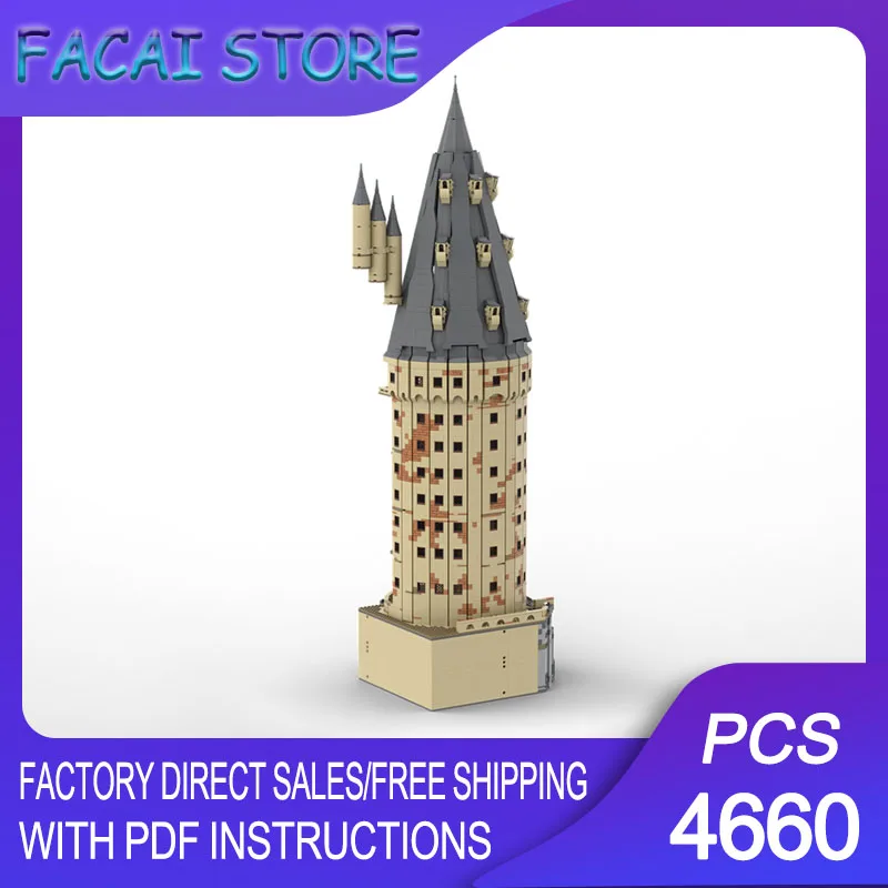 Star Movie Model Moc Building Bricks Modular Main Tower Model Technology Blocks Christmas DIY Toy Construction Gifts
