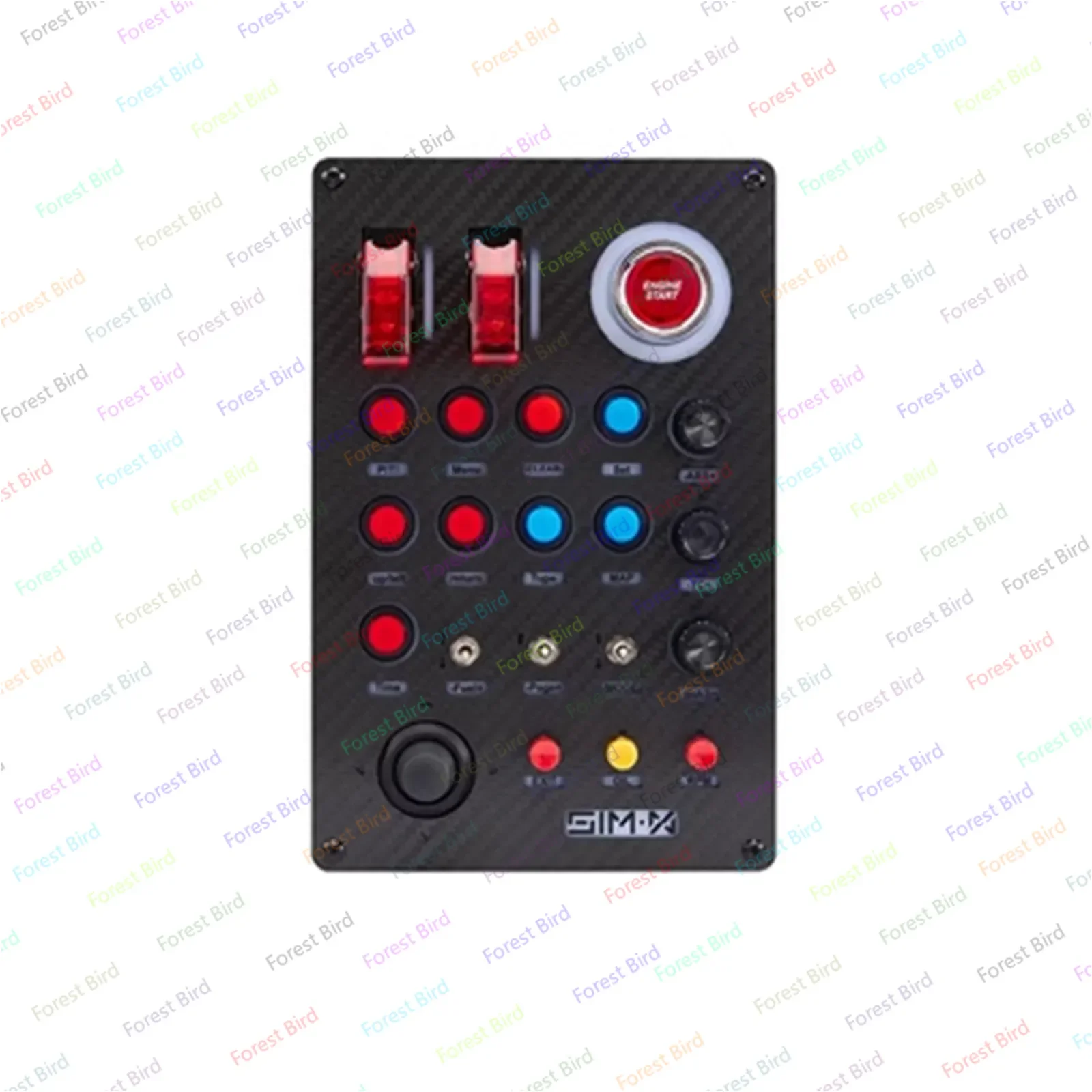 SIMDID Racing Simulation Control Box Контроллер Многофункциональная кнопка управления для центрального эмулятора Fanatec Thrustmaster