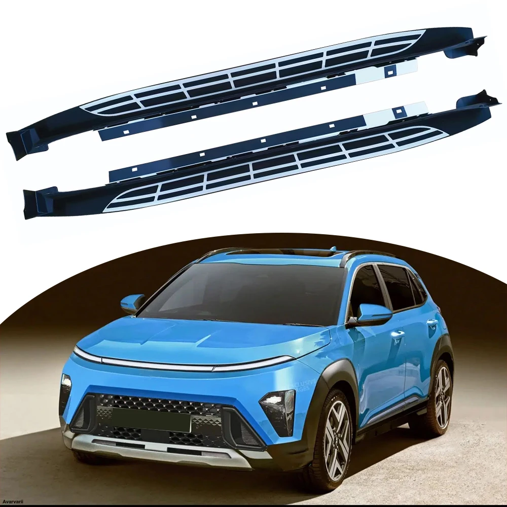 

2Pcs Fixed Side Step Pedal Running Board Nerf Bar Fit for Hyundai KONA SX2 2024