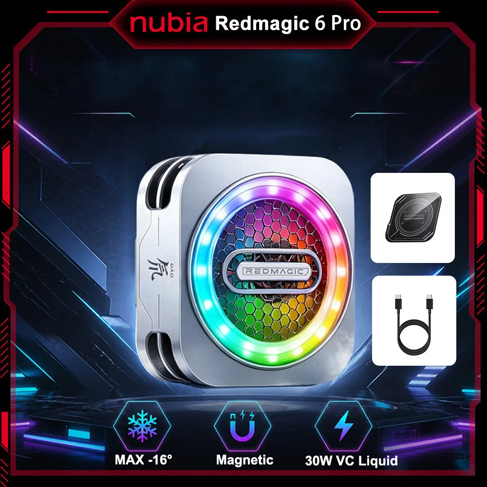 original-nubia-redmagic-cooler-6-pro-magnetic-fan-cooler-30w-vc-liquid-cooling-rgb-led-radiator-ai-temperature-control-cooler
