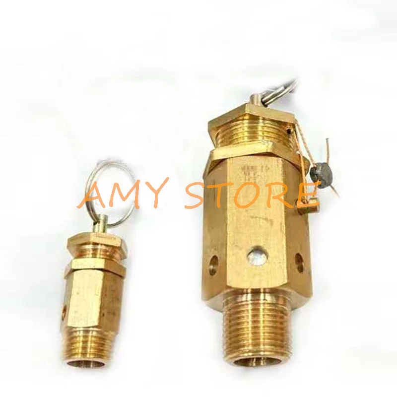 1Pc 1/4" 3/8" DN15 1/2" DN20 3/4"BSPT Male Air Compressor Safety Pressure Relief Valve A21W/22W/28X-16T 3/5/7/8/10/11/12.5/15KG