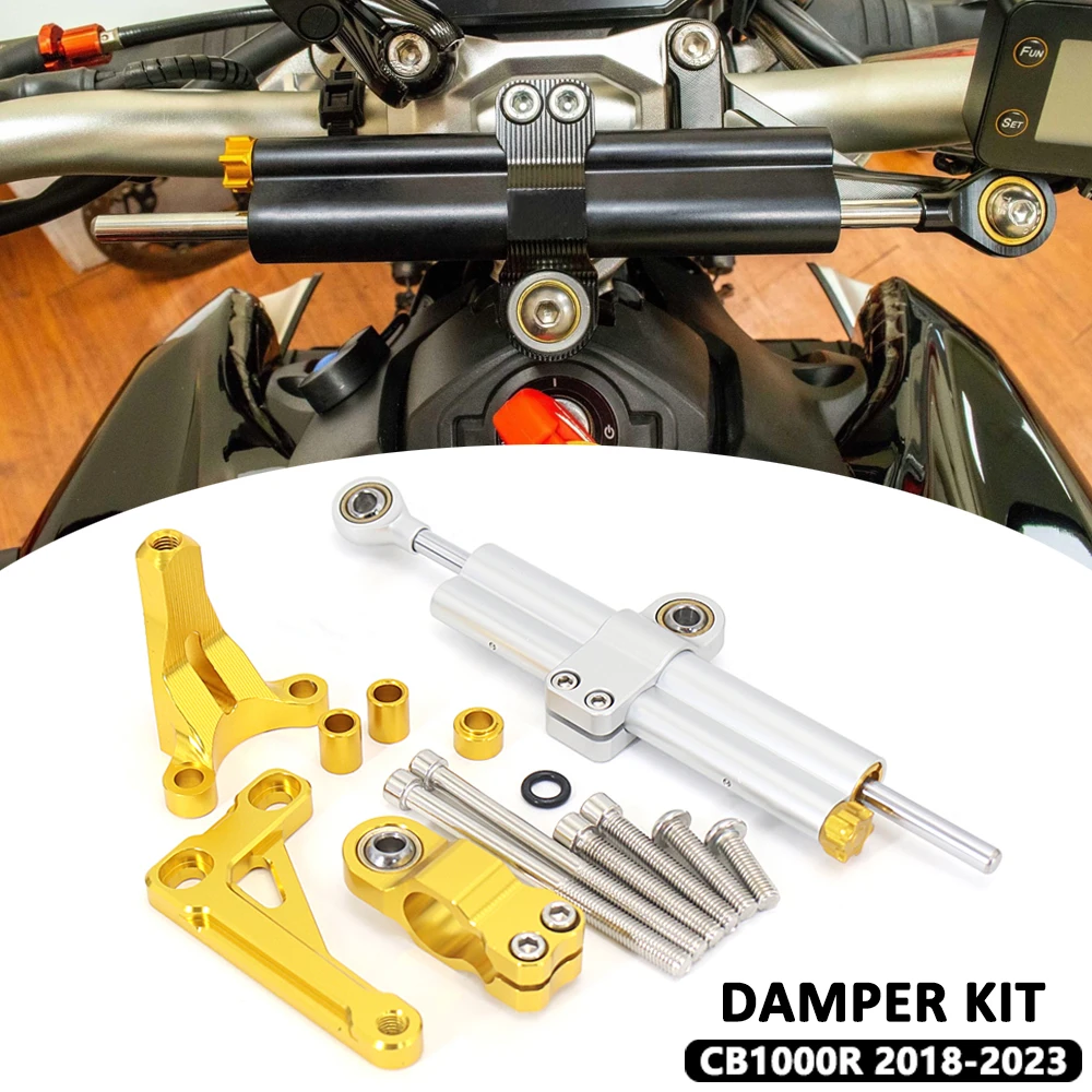 Nieuwe CNC Stuurdempers Motorfiets Stabiliseren Demper Bracket Mount Kit Voor Honda CB 1000 R CB 1000R cb1000r CB1000R 2018-2023