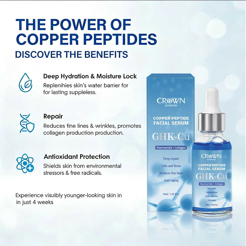 Peptide Face Serum Lightening Skin Texture Deep Moisturizing Firmness Soothing Repairing Skin Barrier For All Skin Type
