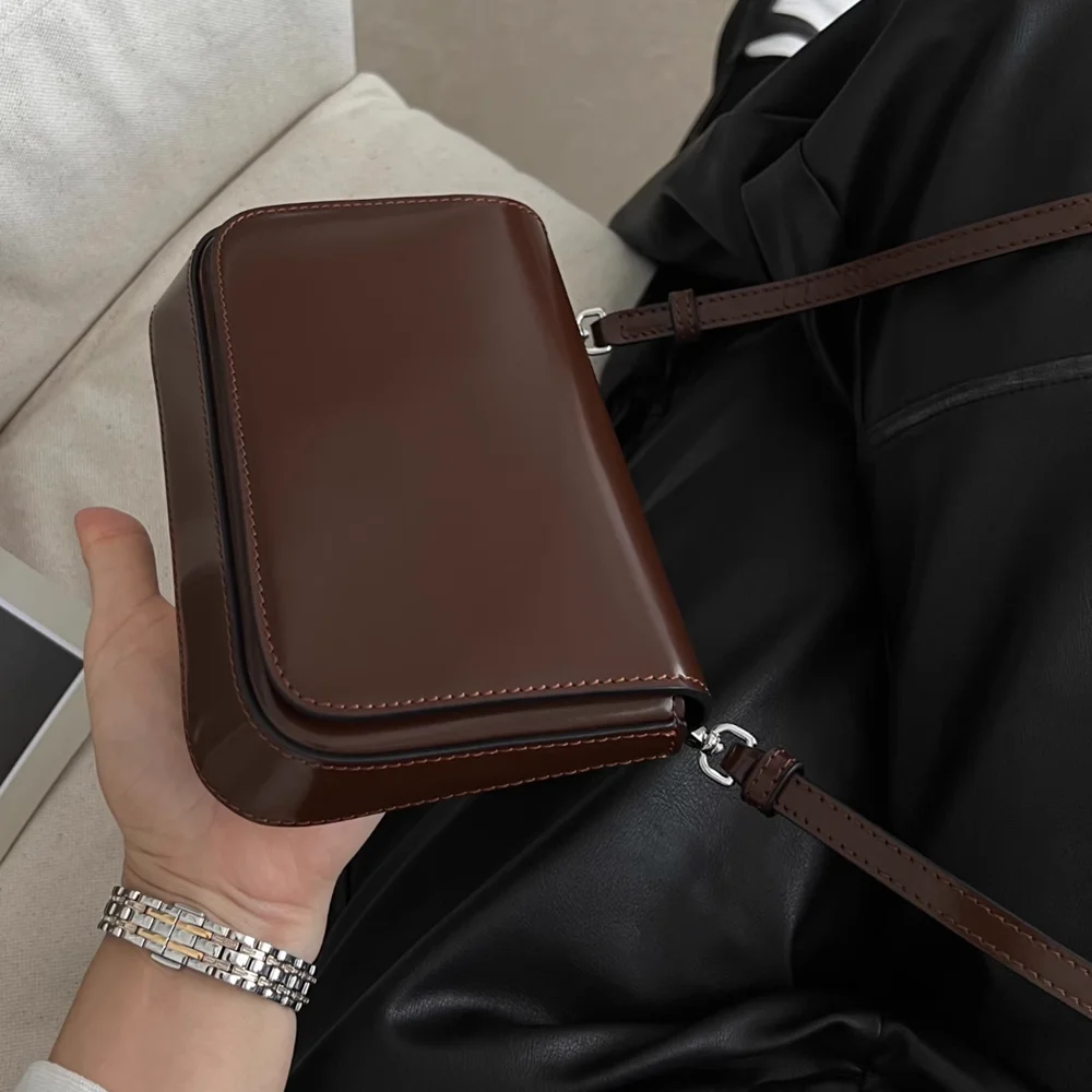 

Fashion Retro Women Bag\Handbag Genuine Leather Lady Shoulder Crossbody Bag Real Leather Tote Phone Bag Small Square Bag