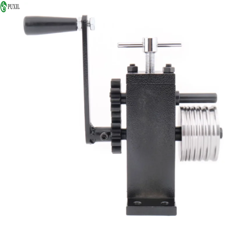 Multi purpose manual crank bending tool for rings, earrings, and jewelry - metal processing tool for stamping gold, silver, and