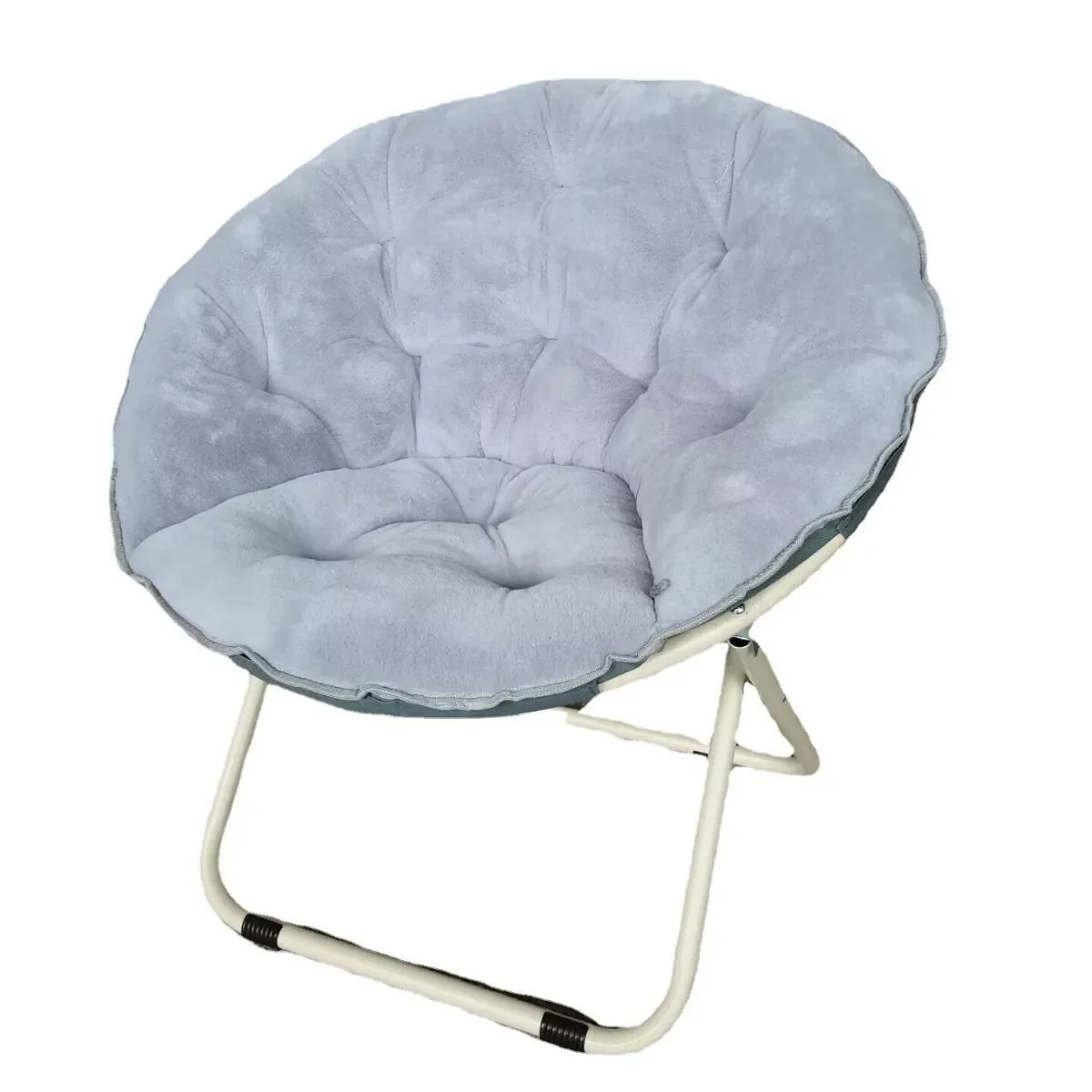 

New Large and Thick Folding Plush Moon Chair Single Home Garden Lunch Break Chair