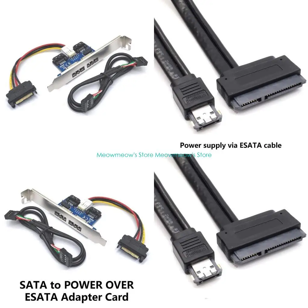 

W91A SATAs to Power Over ESATA Adapter for 2.5/3.5inch HDD and Optical Drive