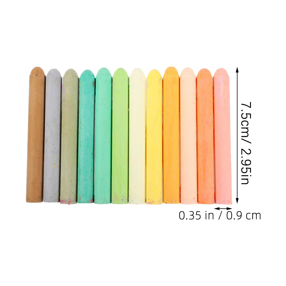 48 Stück staubfreie, wasserlösliche Kreiden, leicht abwischbar, sicher für Kinderhände, ideal für Klassenzimmer, Zuhause, Kunsthandwerk, Zeichentafel