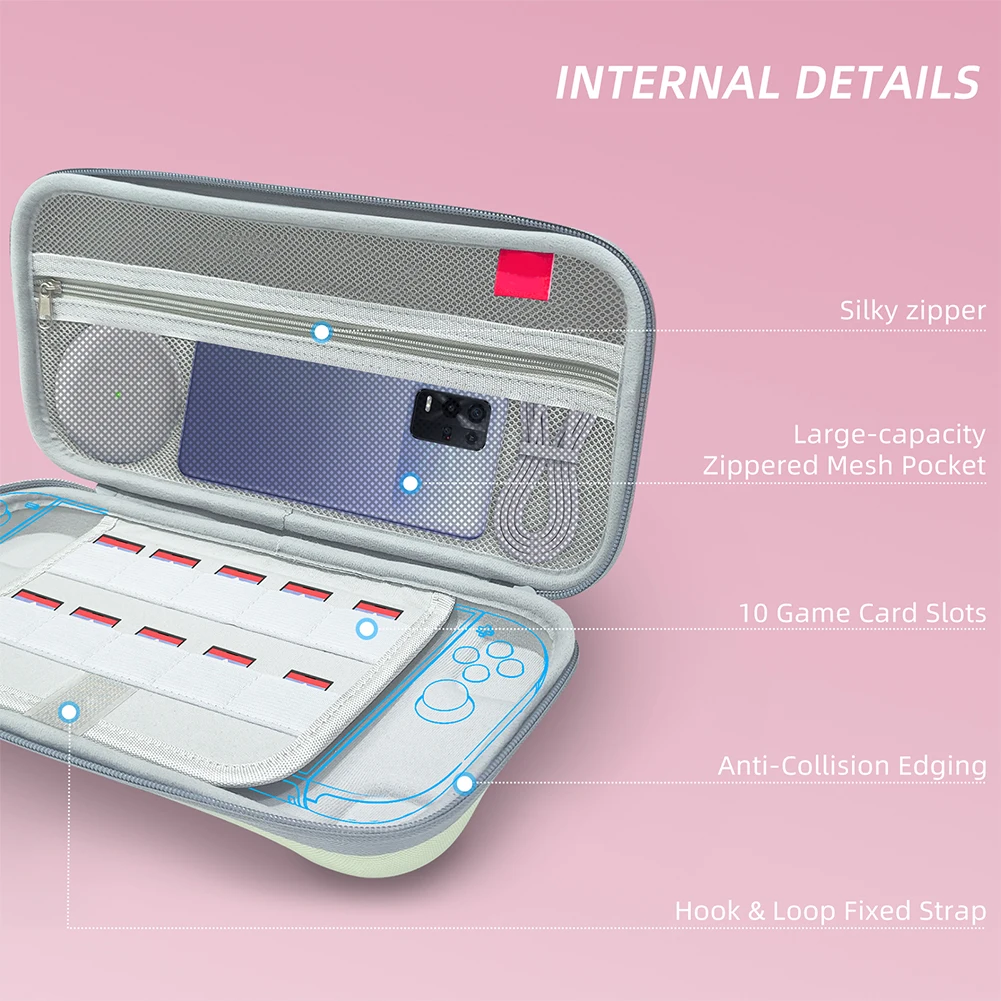 

Ударопрочный портативный чехол-сумка для хранения для Switch 2 (черный)