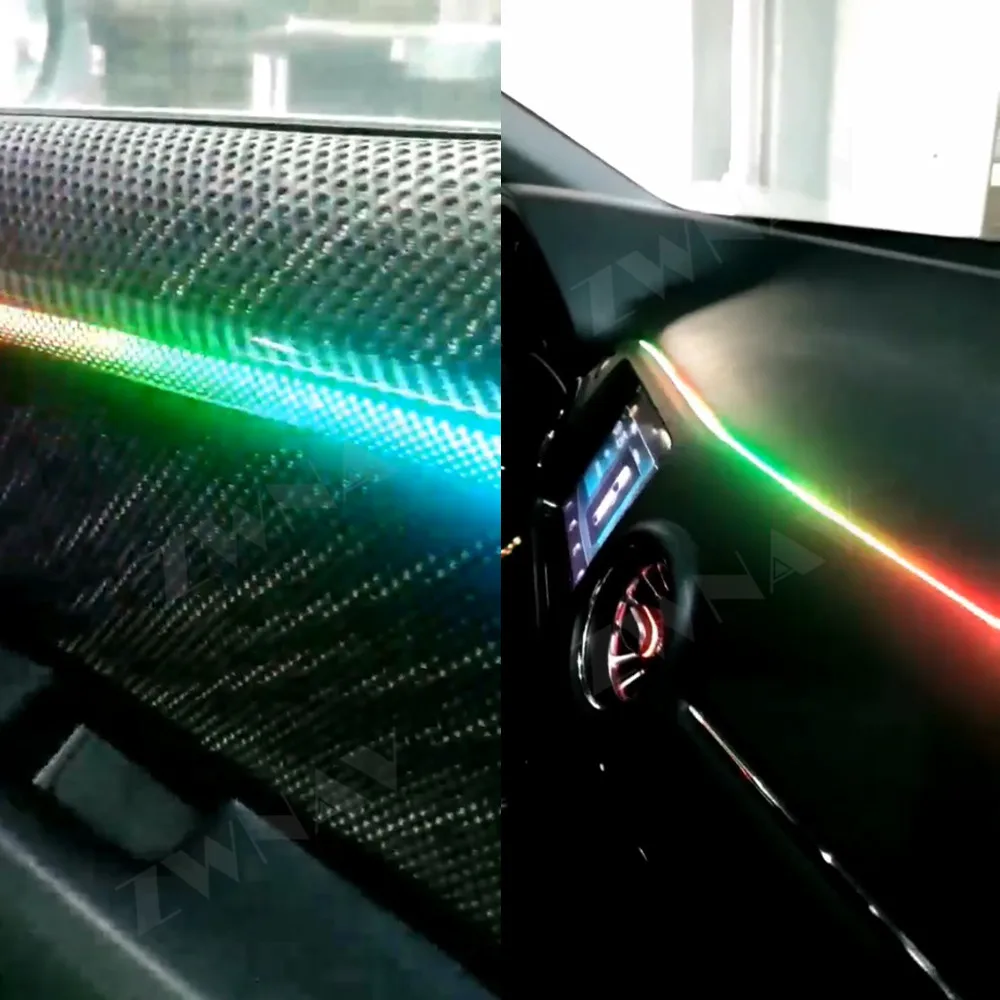 For Honda XRV Color Led Ambient Light Decorate Door with Central Control Car Atmosphere Light Auto Automotive Decorative