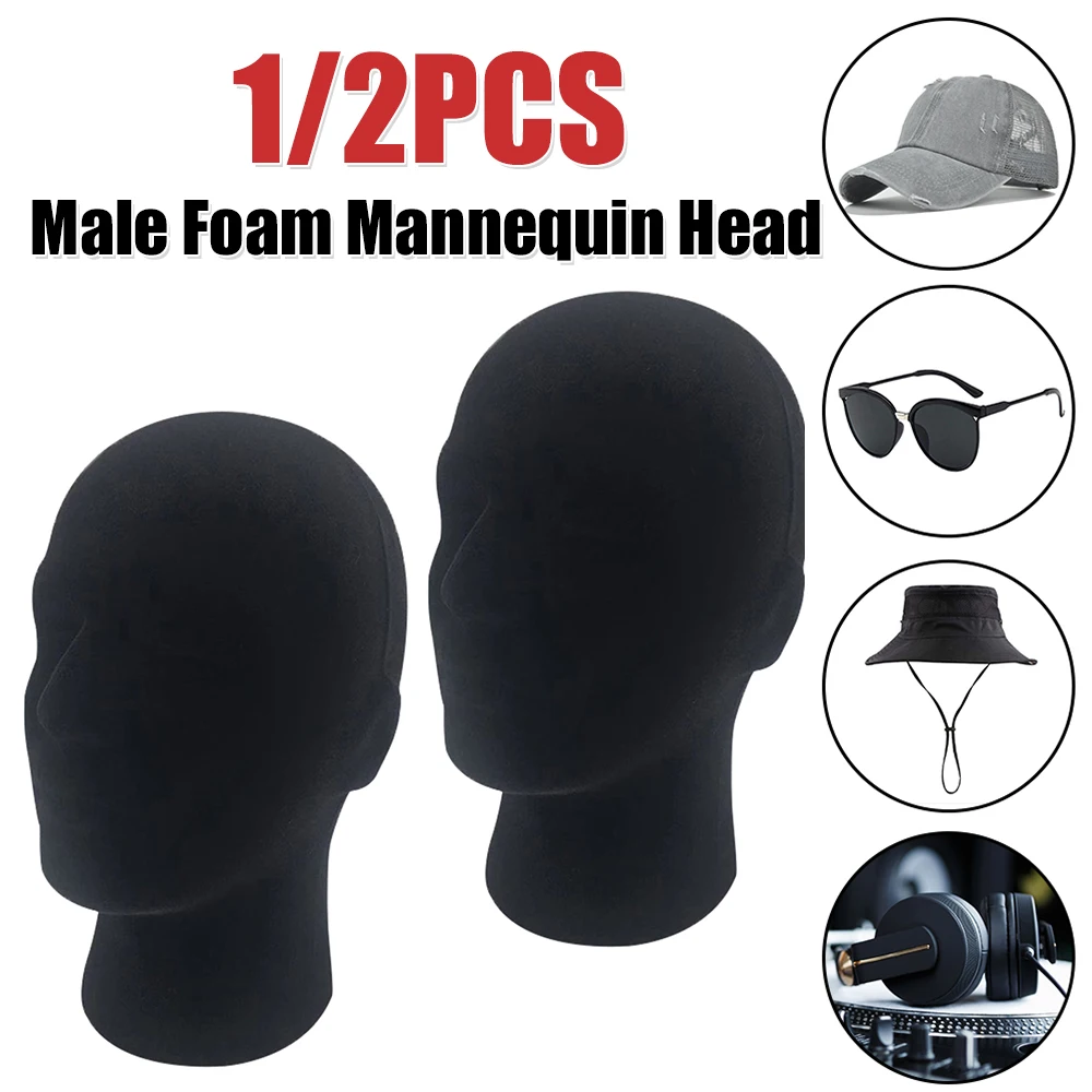 

Stable Base Mannequin Head Model Mall Closet Sunglasses Hat Displaying Stand Photo Studio Head Model Shooting Prop