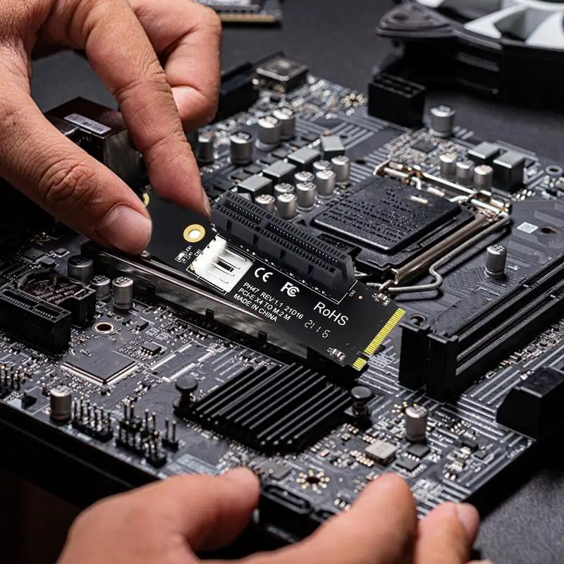 PCIE kartu ekspansi NGFF M.2 ke PCIE, kartu adaptor Kompatibilitas tinggi Host Extender PCIE M.2