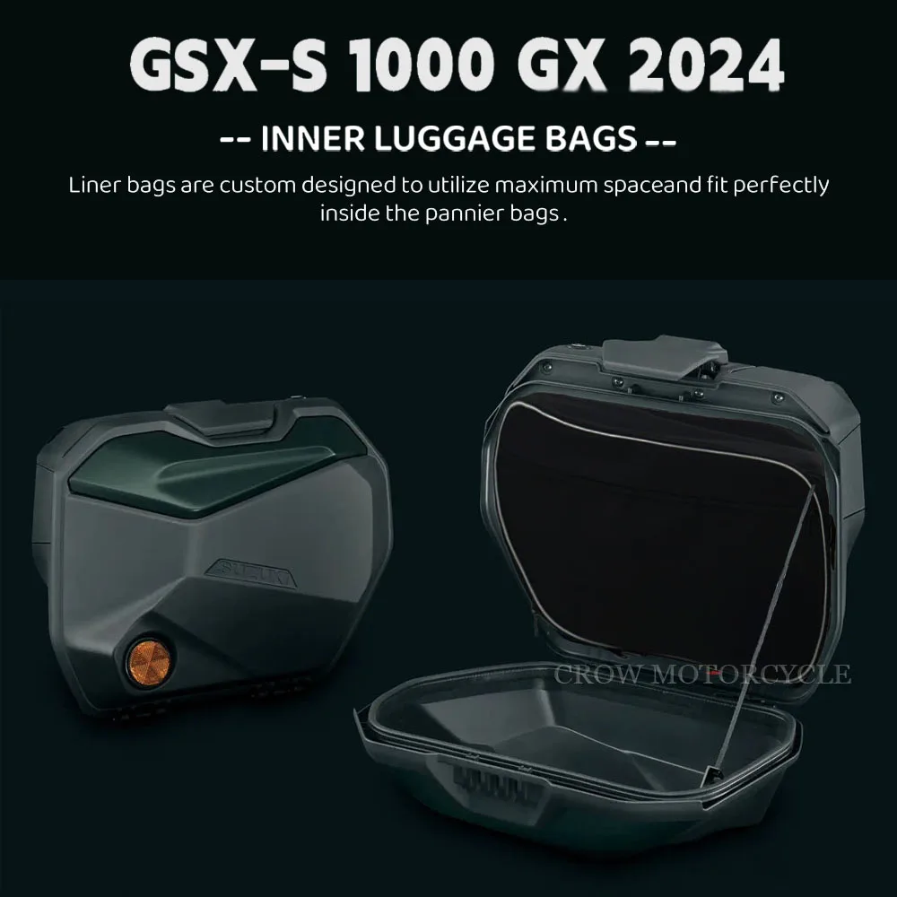 2024 New Motorcycle Accessories Liner Inner Luggage Bags For Suzuki GSX-S1000GX GSXS1000GX GSX-S S1000 GSXS S 1000 GX S1000GX