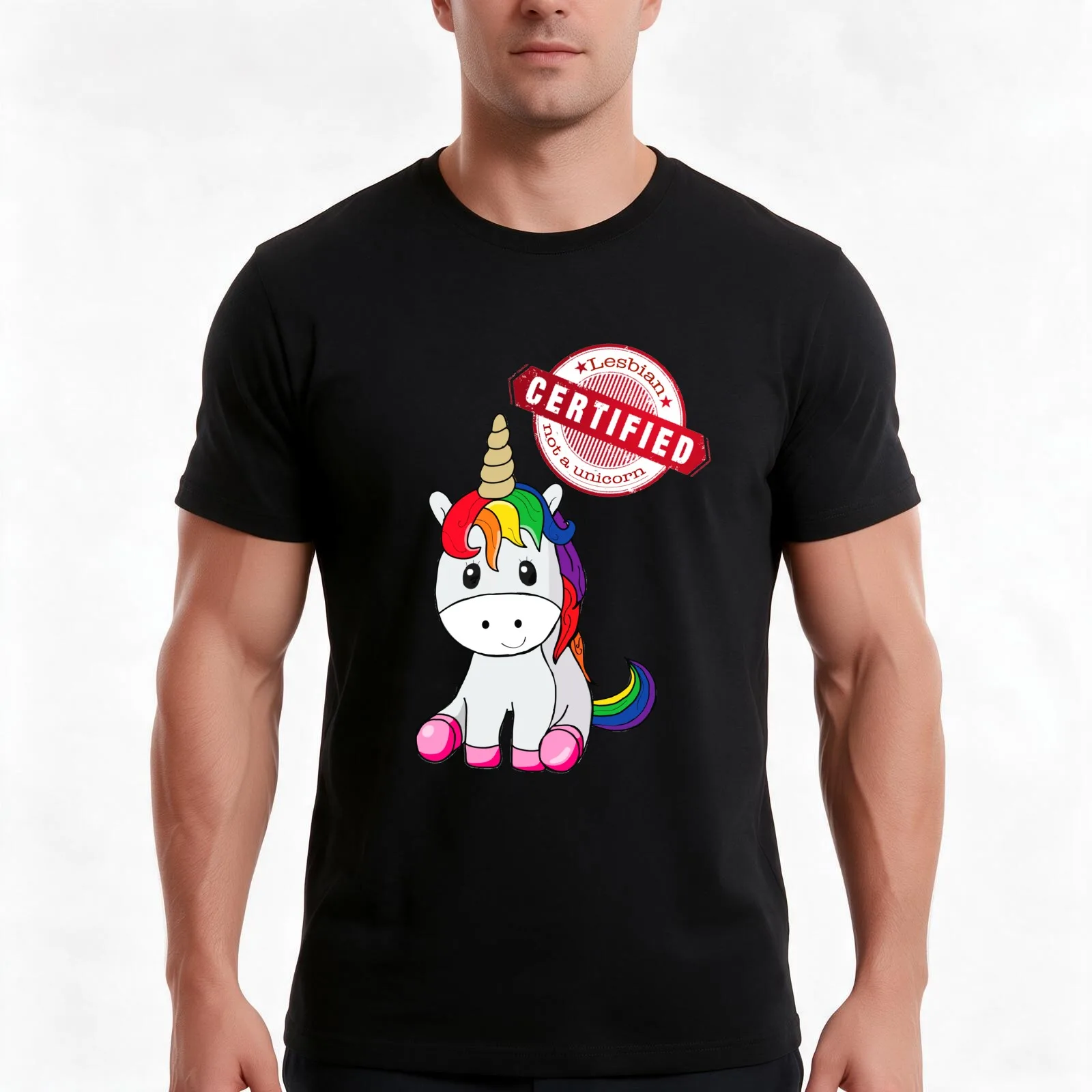 You're a lesbian not a unicorn right?' -WayHaught - Wynonna Earp T-Shirt Summer Casual Cotton Tee Oversized Streetwear Tops