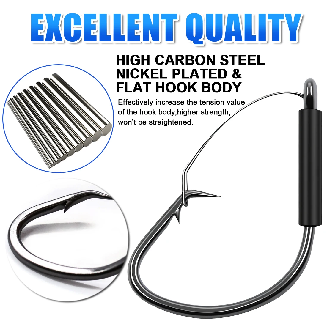 FishTrip Weedless Wacky Rig Ha – Fishing Hook Weedless Bewertung und Preis