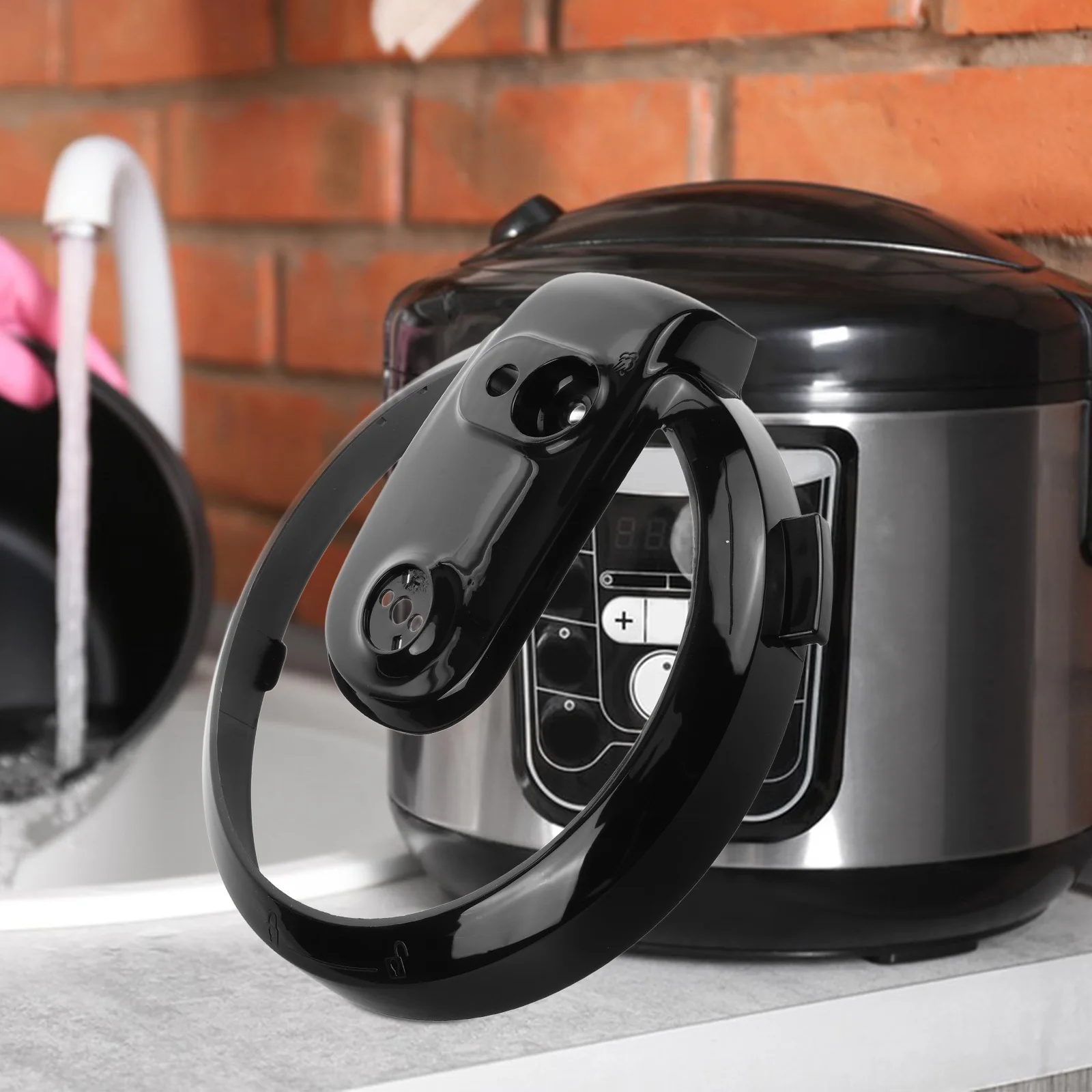 

Pressure Cooker Lid Frame Kitchen Accessory Designed For Electric Pressure Cooker Essential Part
