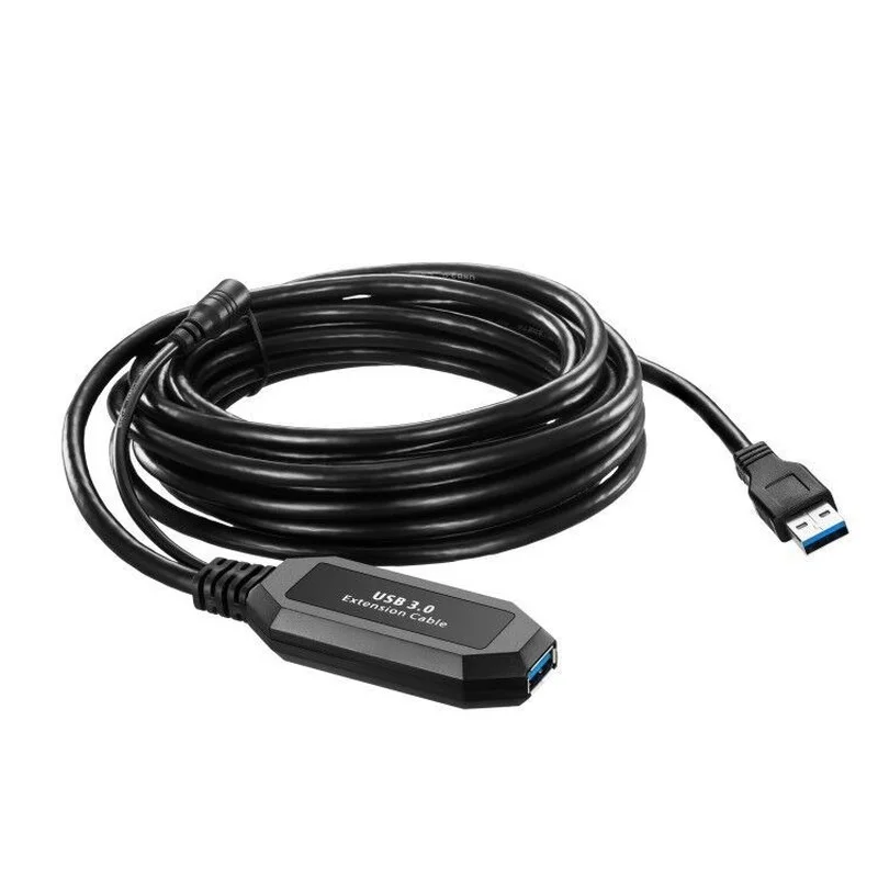 Cable de extensión USB 2,0, repetidor activo macho a hembra, extensor de tarjeta de red inalámbrica, 3M, 5M, 10M, 15M, 20M, 25M, 30M