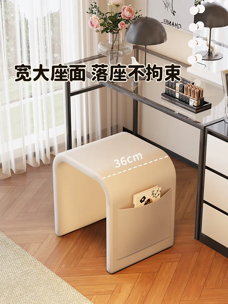 

Minimalist makeup stool light luxury senior dresser stool girls modern simple Internet celebrity master bedroom makeup chair
