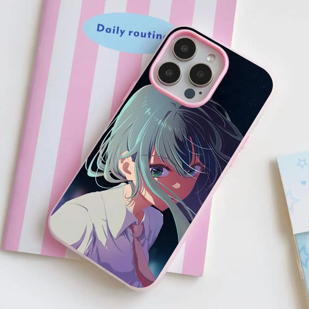 Oshinoko Akane Kurokawa Phone Case for iPhone 18 17 16 15 14 13 12 11 Air Pro Max Plus Jelly Dual Layer Pink Cover view 2