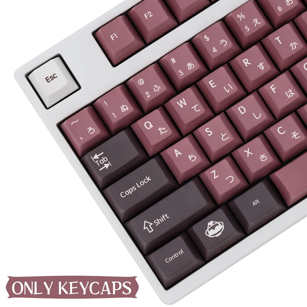 Imagem -02 - Bingsu-teclado Mecânico Cap Grupo Pbt Dye Sublimação Perfil Cereja Gmk 64 68 84 980 104mx Switch Chaves Conjunto Grande