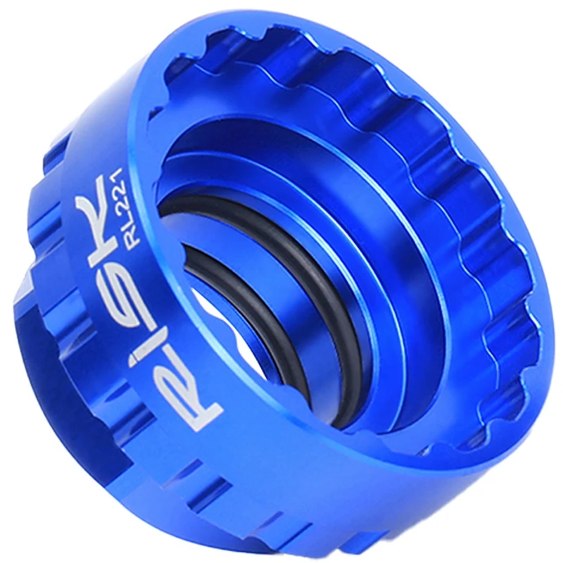 RISK 12 Speed Direct Loading Disc Tool Crankset 12 Seconds Bike Chainring Installation Tool For Shimano M7100-M9100 Blue