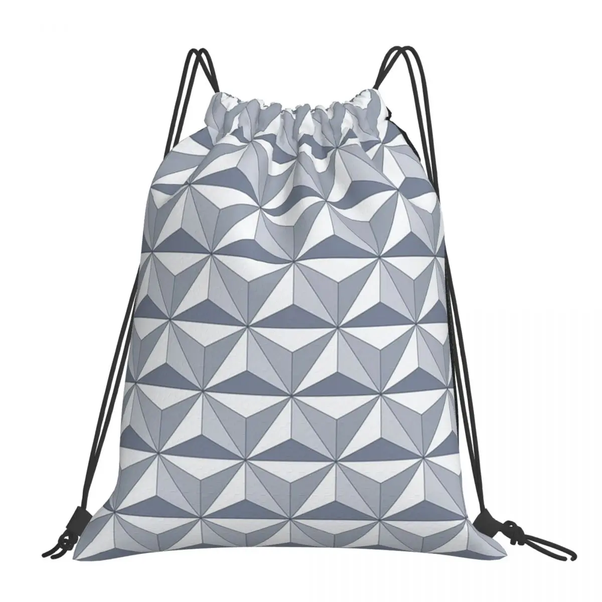 Geodesic Sphere, Natural Daylight Backpacks Casual Portable Drawstring Bags Shoes Bag Book Bags For Travel School