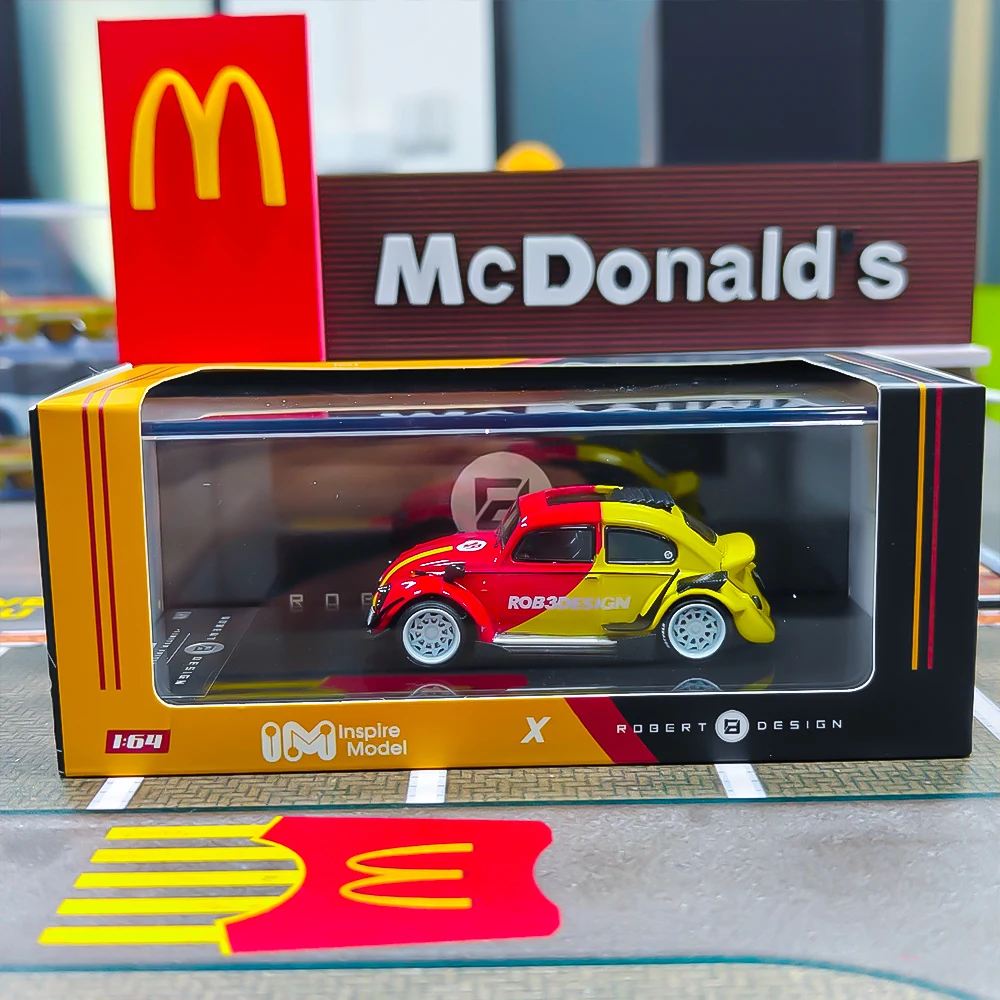 Inspire le modèle 1/64 Beetle RWB Robert Design ROB3DESIGN # 49 Moulé sous pression