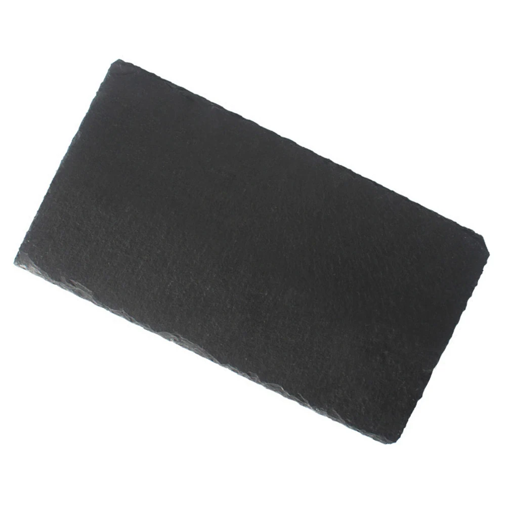 

1Pcs Stone Board Black Reptile Food Plate for Tortoise Lizard Snake Spider Scorpion Frog Terrarium Decorative Feeding Basin