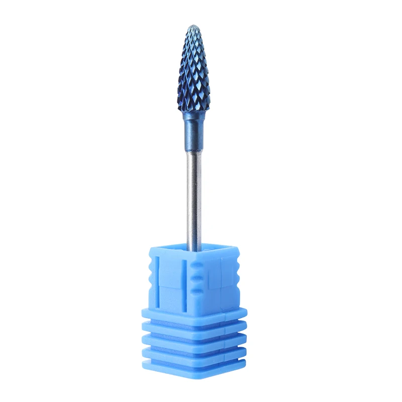 

Blue Carbide 5mm Head Professional 3/32" Nail Electric Drill Machine Manicure Pedicure Tool Accessories Carbide nail drill bit