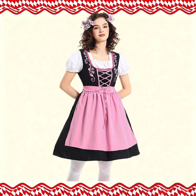 

Oktoberfest Outfit for Women 4 Color German Festival Short Skirt Set Carnival Party
